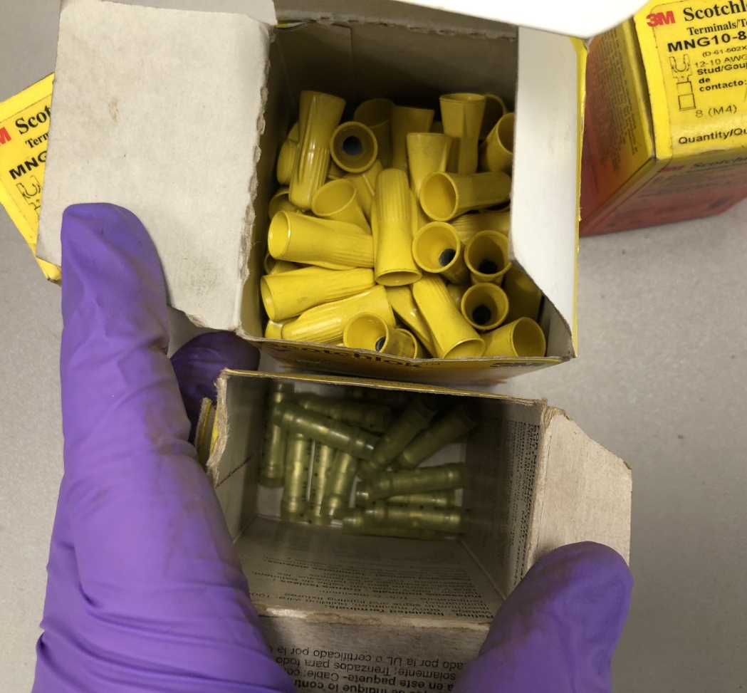 Box of Miscellaneous Wire and Connectors - MiBid